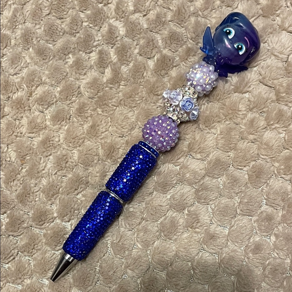 Tinker bell ombre beaded pen